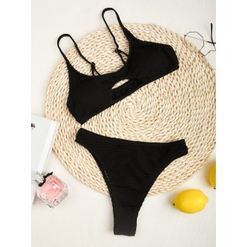 2023 Sexy Women Swimsuit Female Solid Black Micro Bikini Set Push Up Swimwear Thong Brazilian Swimming Bathing Suit